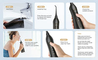 Portable Cordless Water Flosser for Teeth and Gum Health
