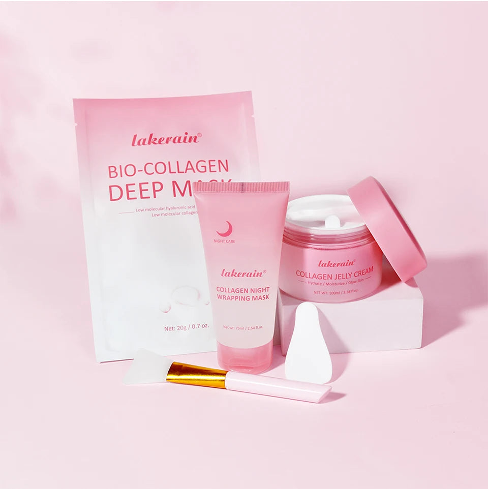 Collagen Hydrating Face Skincare Set for Radiant Skin - 18