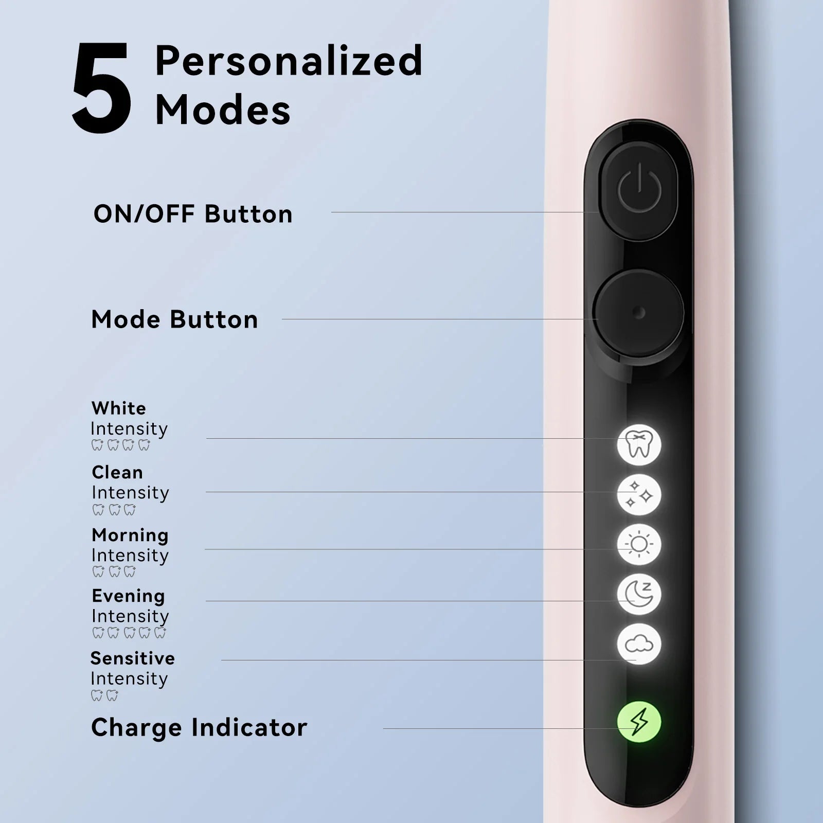 Professional Rotating Electric Toothbrush with Travel Case - 2