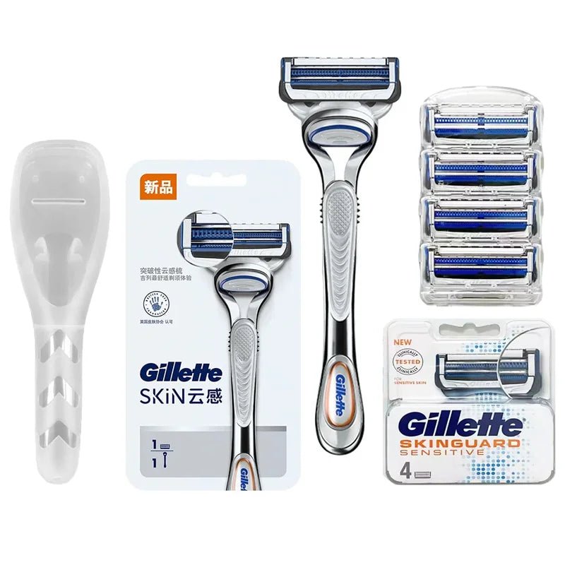 Anti-Irritation Sensitive Skin Shaving Razor Set - 17