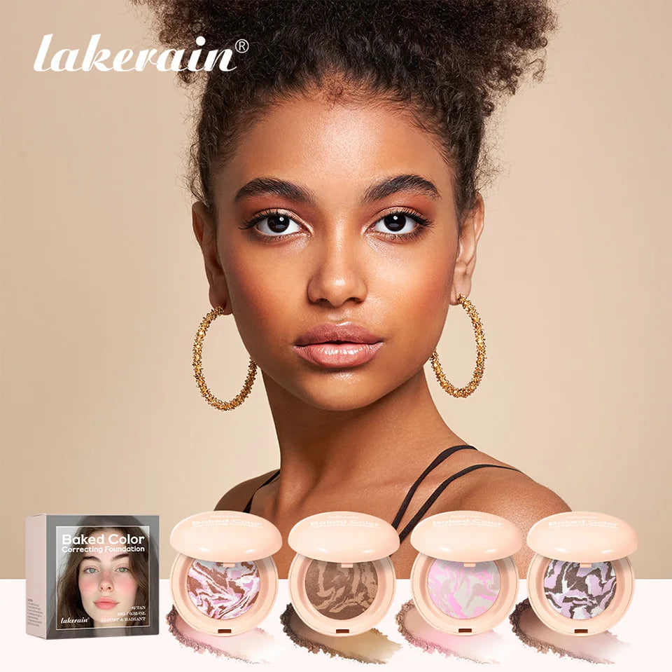 Baked Color Correcting Face Powder Foundation - 7