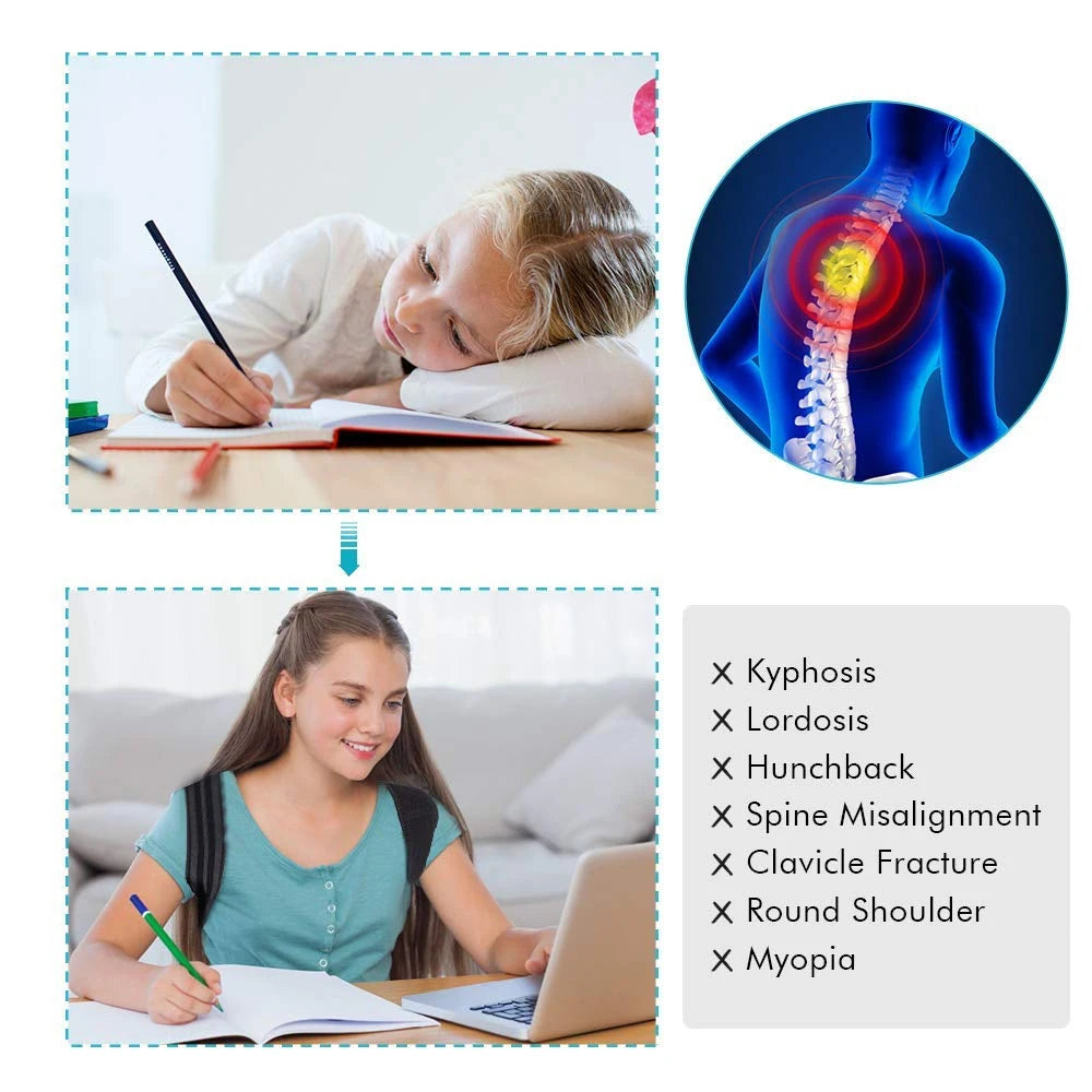 Adjustable Posture Corrector Brace for Kids and Teens - 6