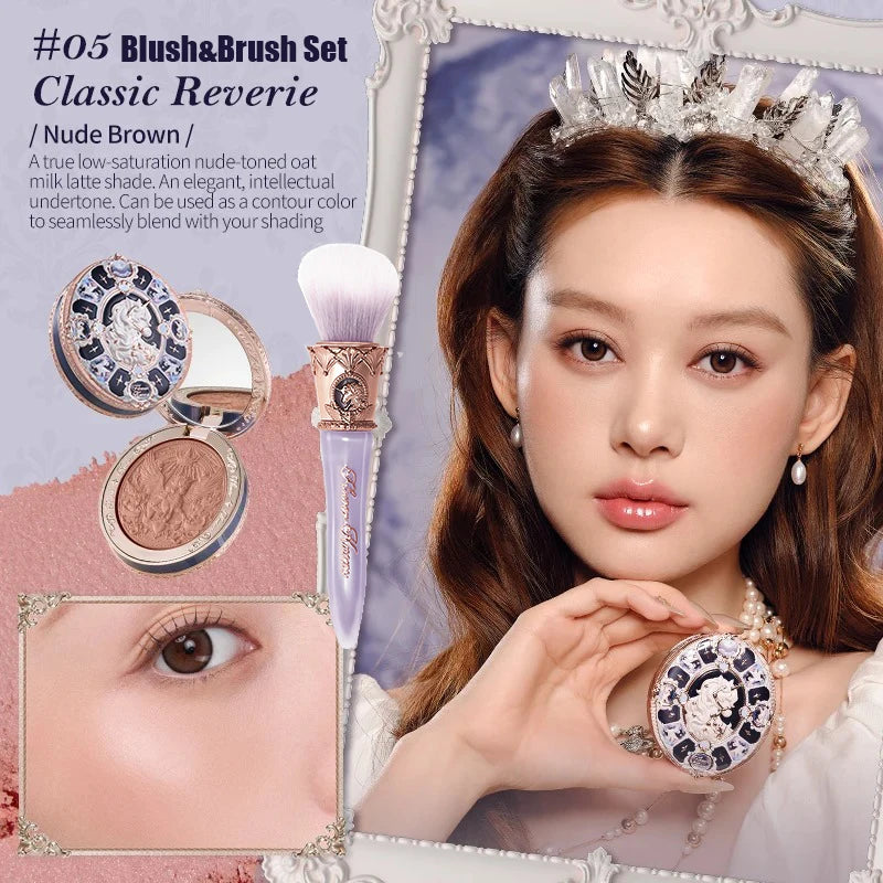 Embossed Strawberry Rococo Makeup Blush Powder - 38