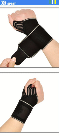 Adjustable Wrist Support Brace for Weightlifting and Sports
