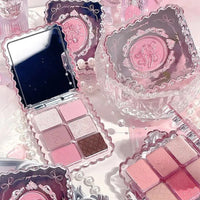 6-Color Matte and Shimmer Eyeshadow Palette