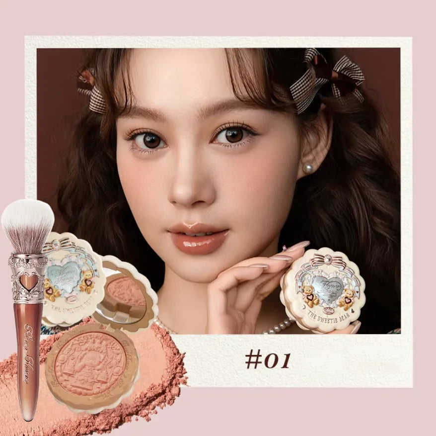 Matte Finish Silk Satin Blush Powder for Cheeks - 29