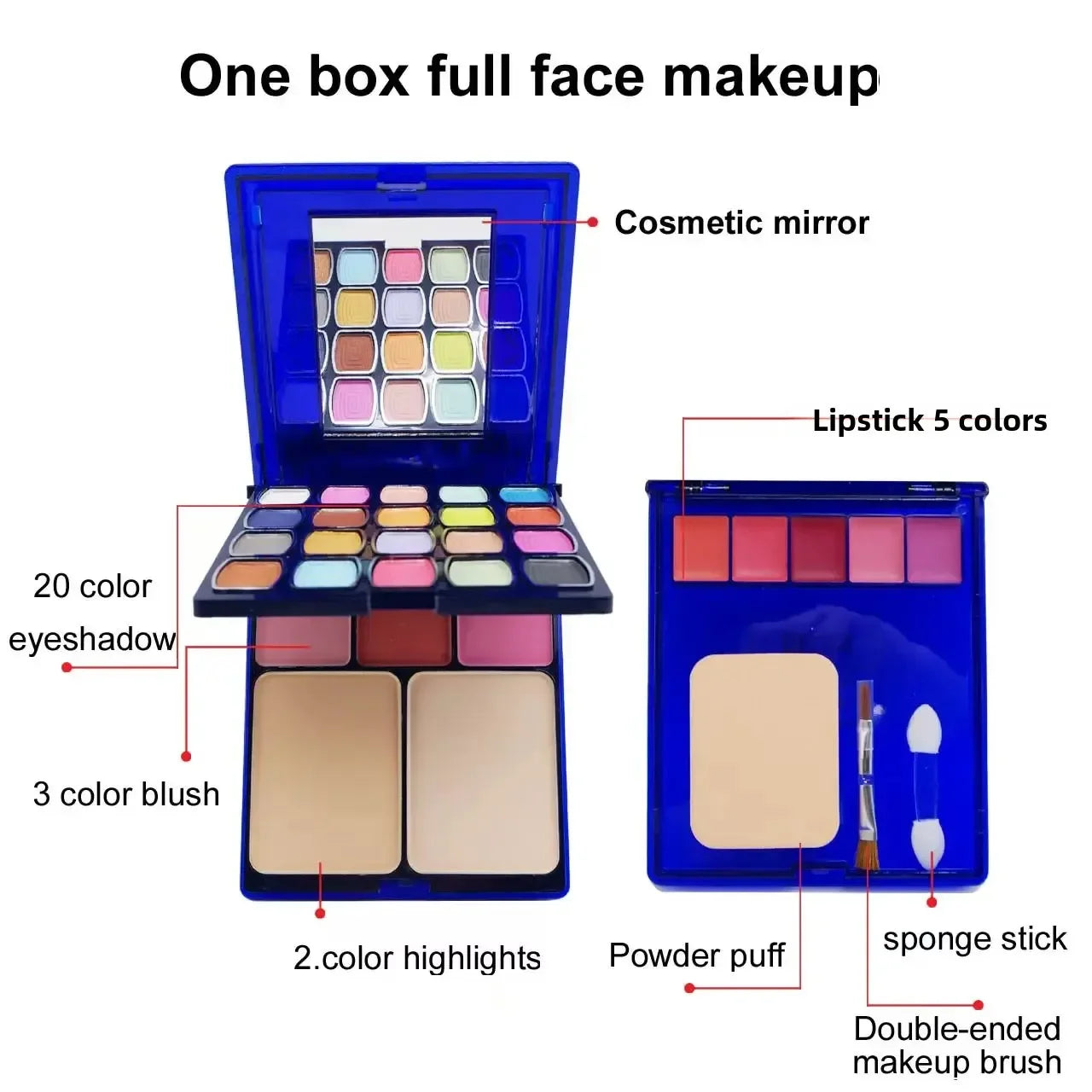 30-Color All-in-One Professional Makeup Palette - 4