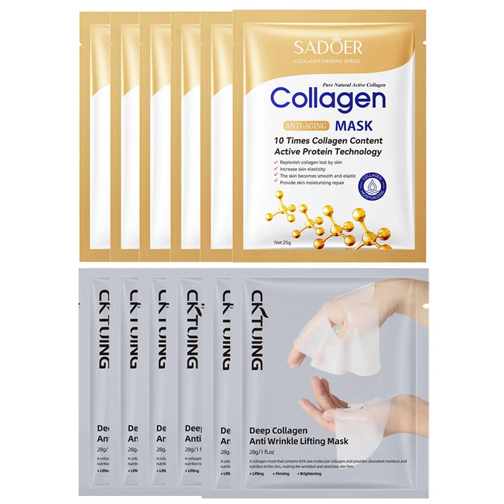 Collagen Anti-Aging Lifting Face Mask for Deep Hydration - 22