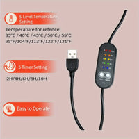 USB Heated Cat Comfort Pillow for Cramp Relief