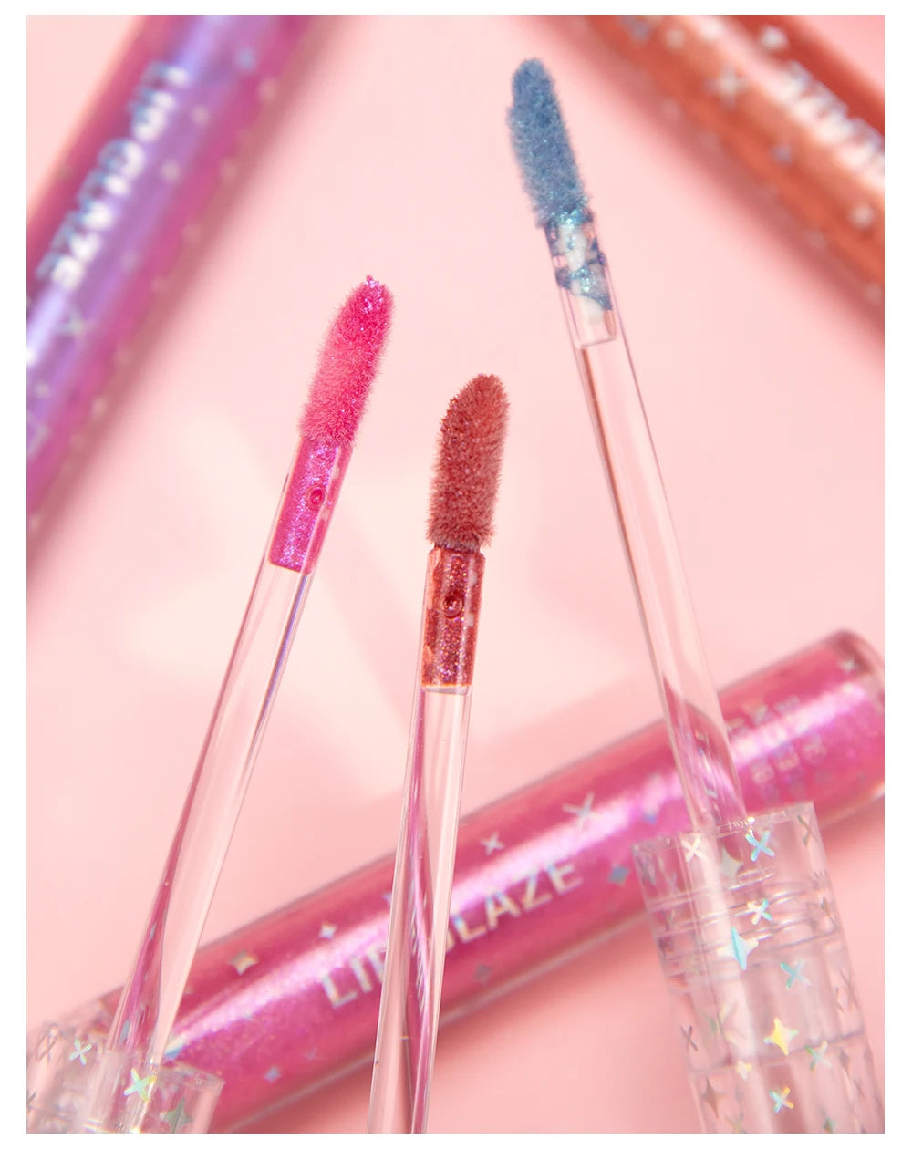 9-Piece Glitter Lip Gloss Set for Shimmering Lips - 20