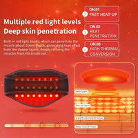 660nm Red Light Heating Neck Brace for Pain Relief