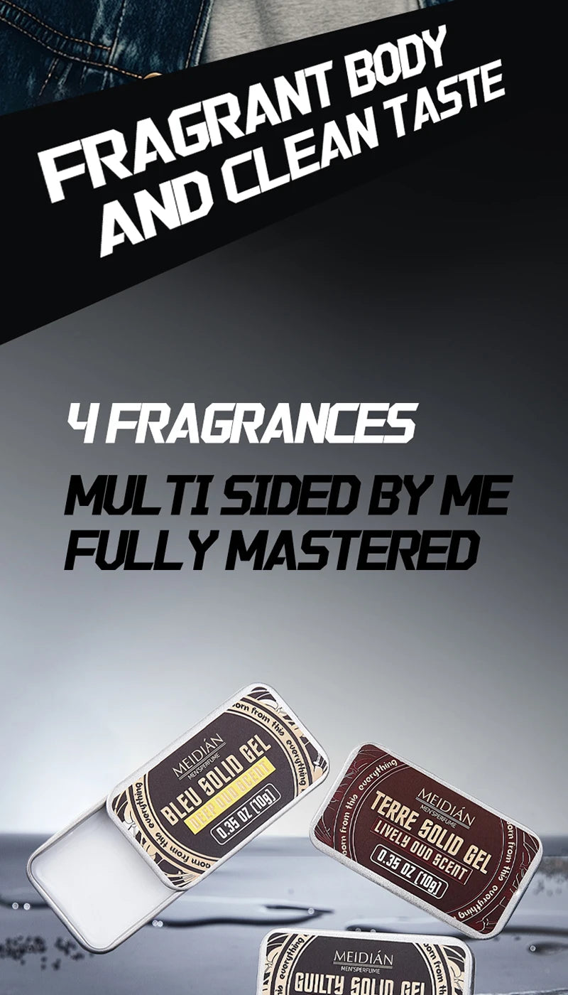 Portable Solid Cologne Perfume Set for Men - 9