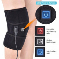 Heated Vibrating Knee Massage Wrap for Joint Pain Relief