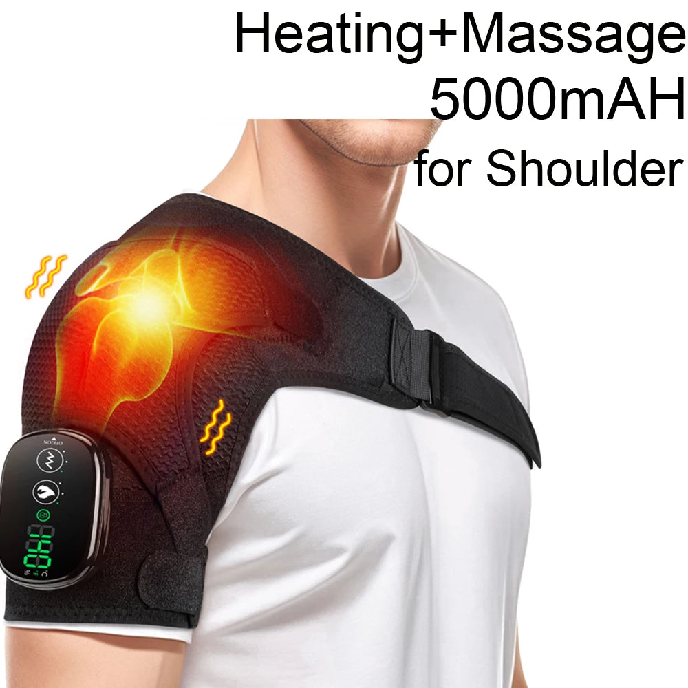 Heated Vibration Massage Shoulder and Joint Wrap - 52