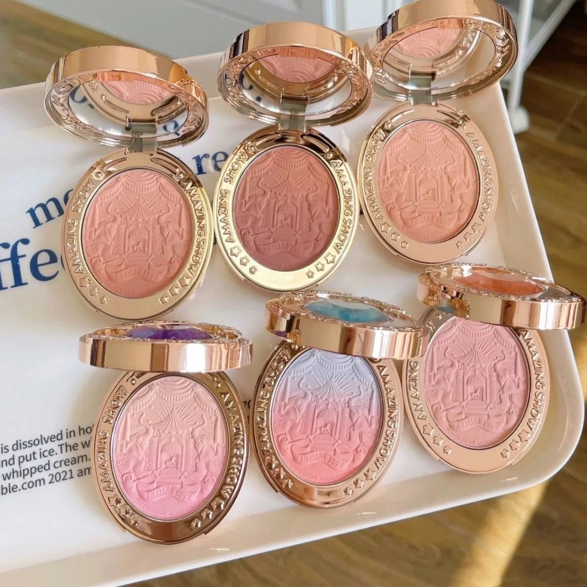 Matte Gradient Face Powder Blush