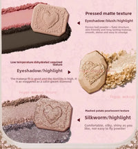 All-in-One Strawberry Cupid Face and Eyeshadow Palette