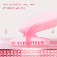 Electric Silicone Facial Cleansing Brush for Pore Cleaning
