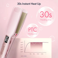 Professional Titanium Hair Straightener with Digital Display