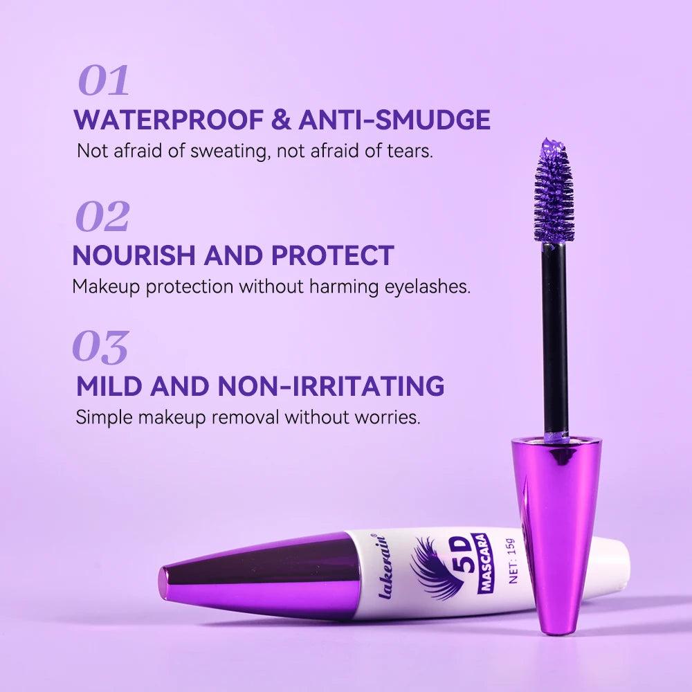 5D Waterproof Lengthening and Volumizing Mascara - 4