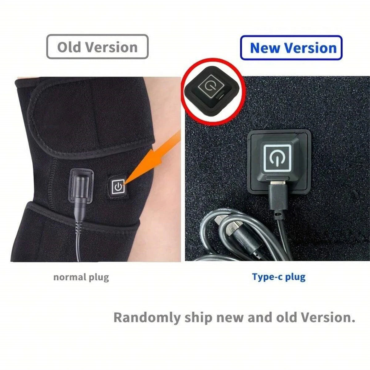 Heated Vibrating Knee Massage Wrap for Joint Pain Relief - 6