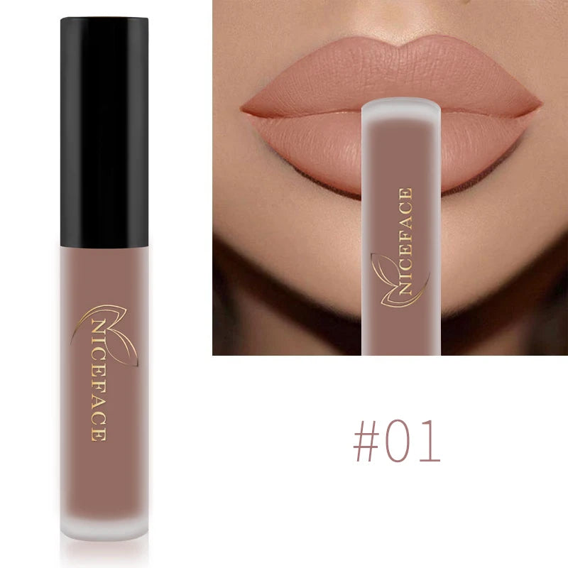 Long-Lasting Velvet Matte Liquid Lipstick - 23