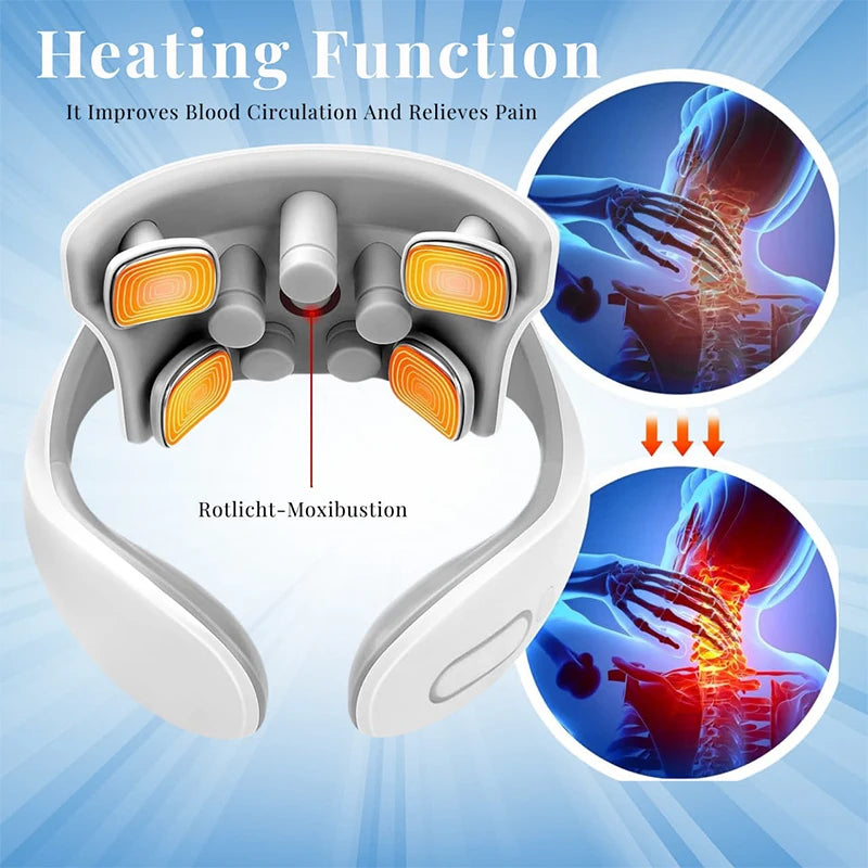 Electric Heated Neck and Shoulder Massager for Pain Relief - 10