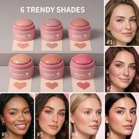 Multi-Use Soft Cream Blush for Cheeks, Lips, and Eyes