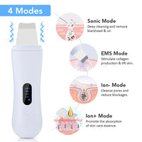 Ultrasonic Facial Skin Scrubber and Pore Cleaner