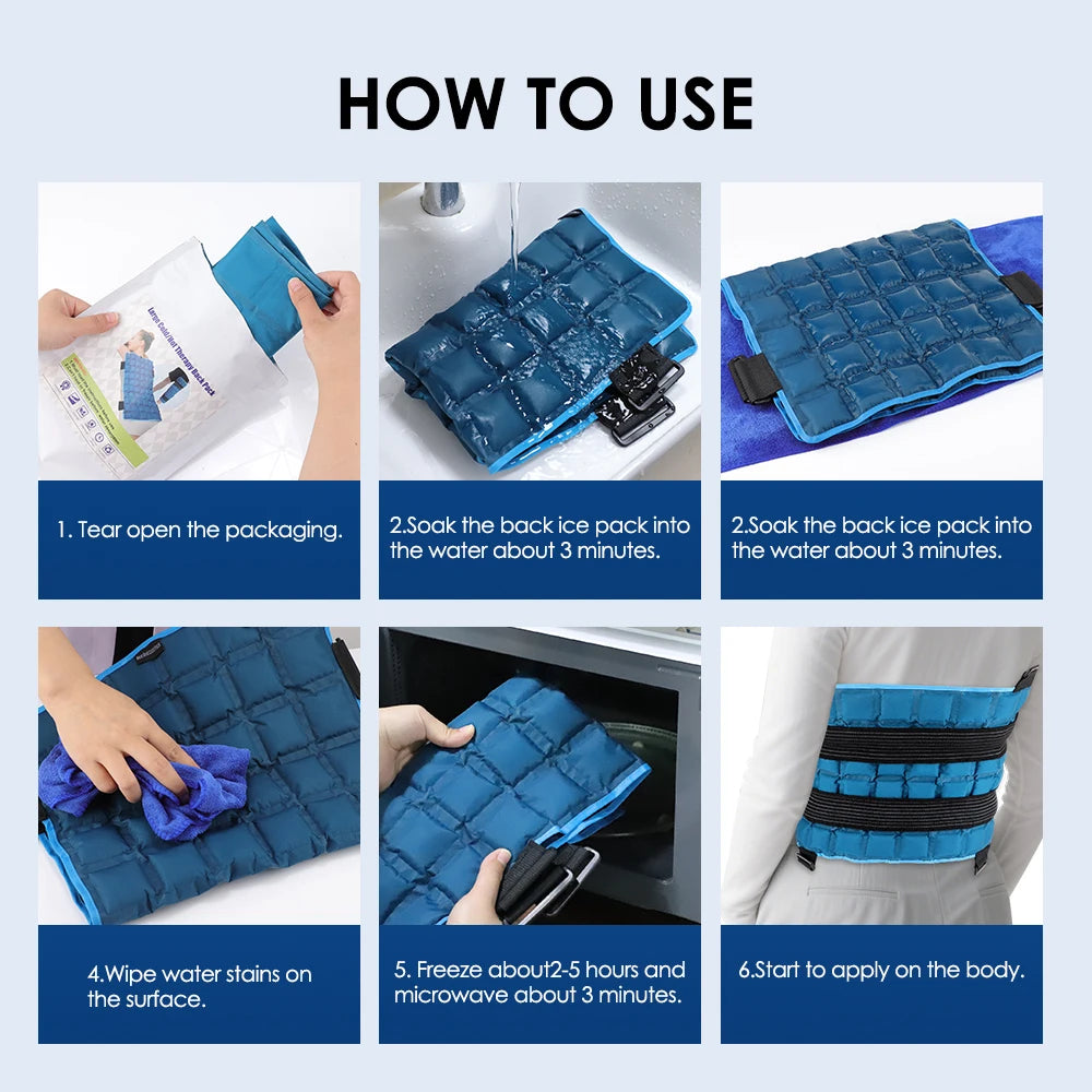 Reusable Hot and Cold Therapy Wrap for Joint and Muscle Pain - 14