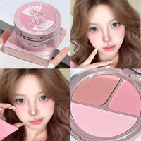 Bear Knight Trio Blush Palette for Flawless Makeup