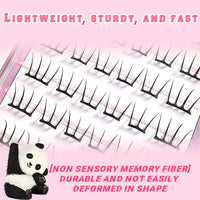 Self-Adhesive Korean Style Individual Cluster Eyelashes