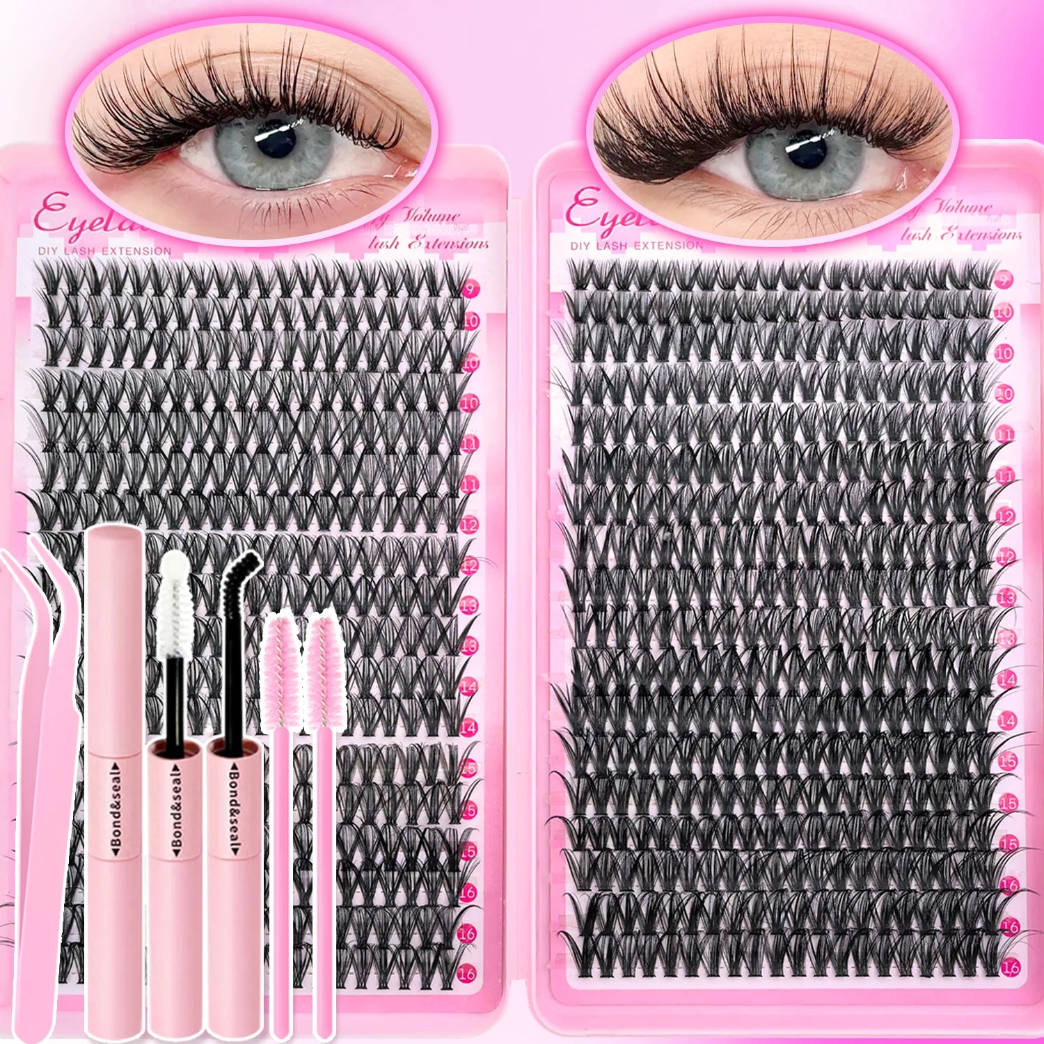 DIY Cluster Lash Extension Kit for Natural Daily Volume - 11