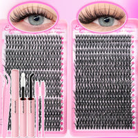 DIY Cluster Lash Extension Kit for Natural Daily Volume