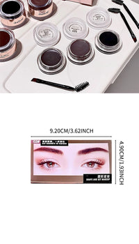 2-in-1 Eyebrow Cream and Gel Set for Defined Brows