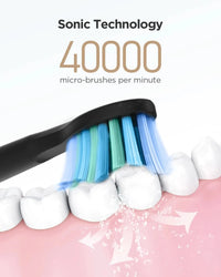 Rechargeable Sonic Electric Toothbrush with 4 Replacement Heads