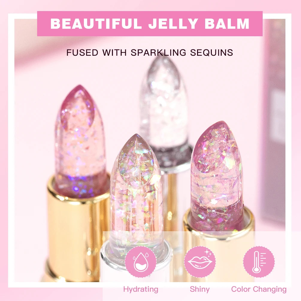 Color-Changing Moisturizing Glitter Lip Balm - 5