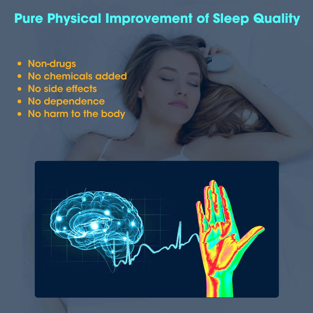 Portable CES Microcurrent Sleep Aid Device for Anxiety and Insomnia - 34