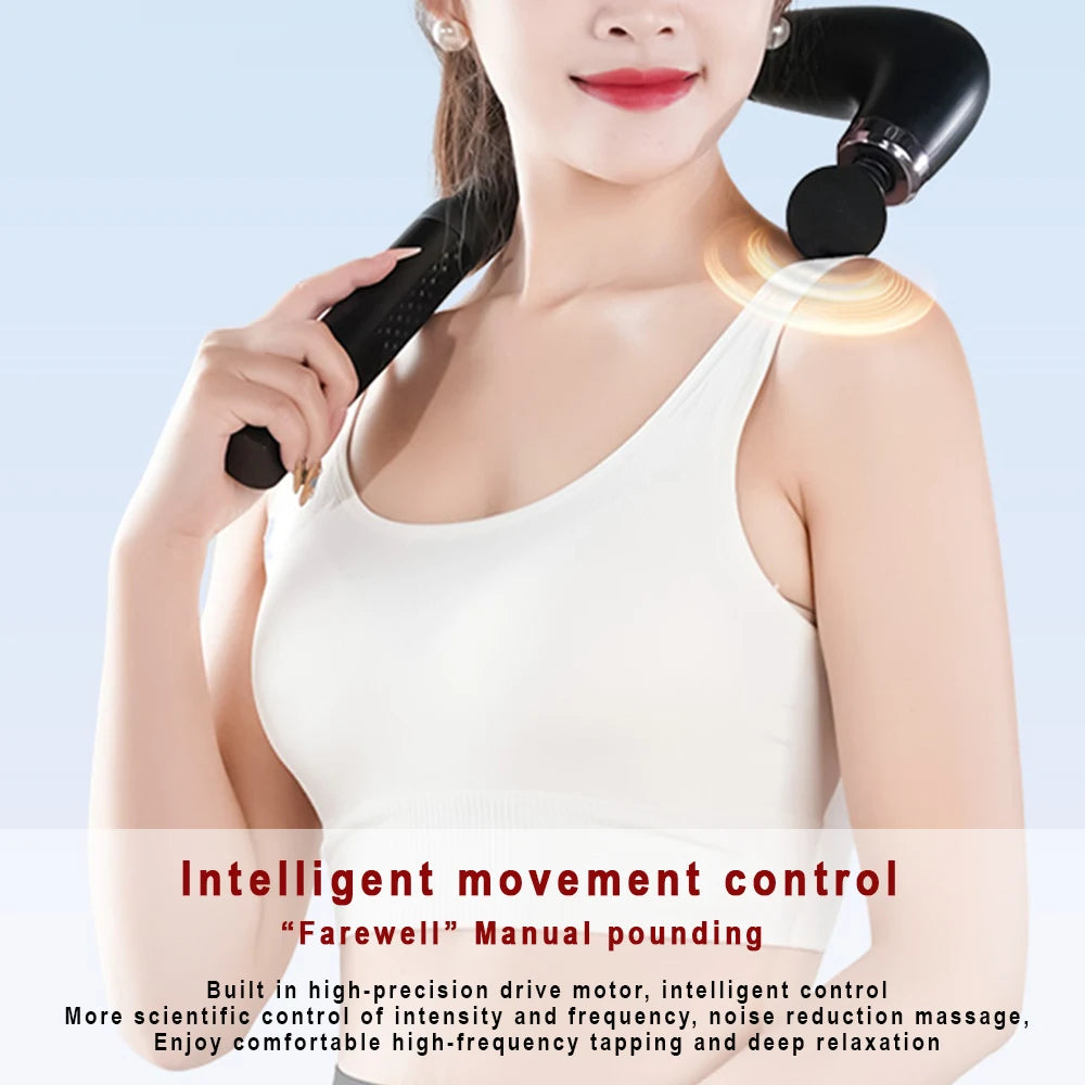 Extended Handle Back & Neck Massage Gun - 3