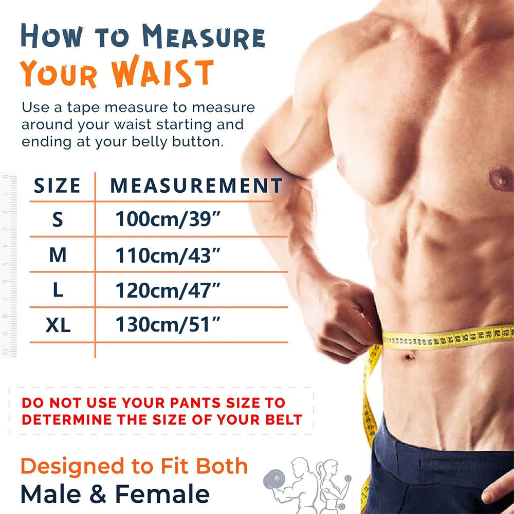 Adjustable Leather Weightlifting Belt for Back Support - 7
