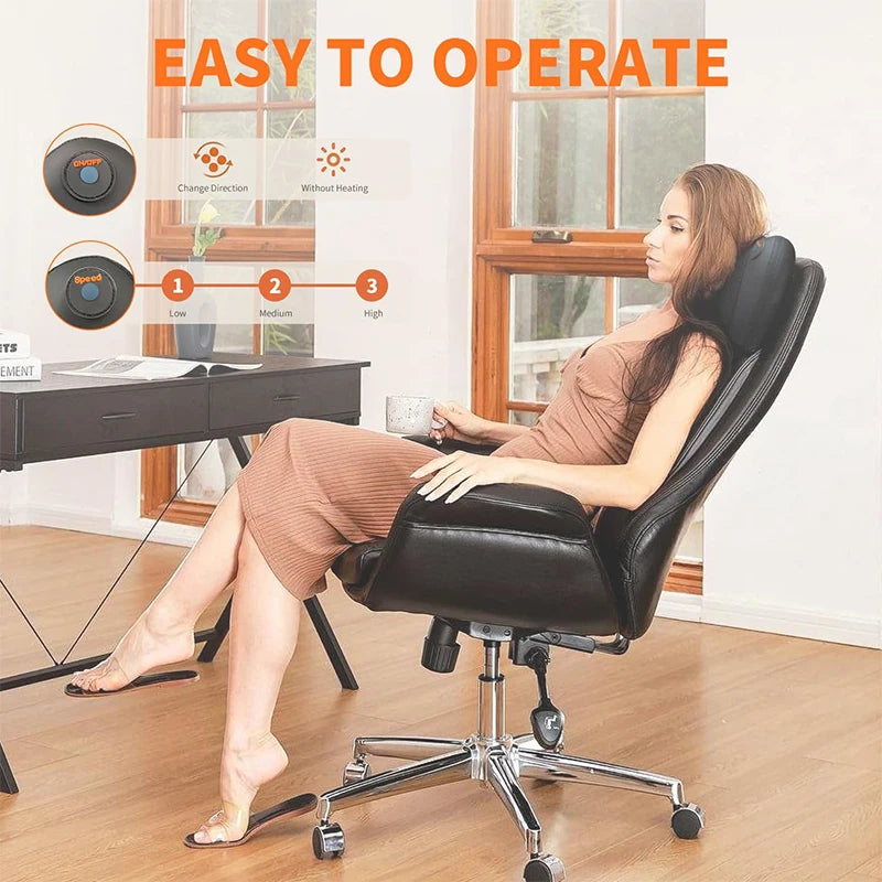 Electric Shiatsu Neck and Back Massage Pillow with Heat - 18