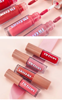 4-Piece Diamond Finish Long-Lasting Velvet Lip Gloss Set