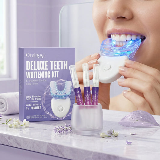 Professional Teeth Whitening Kit with Blue Light LED