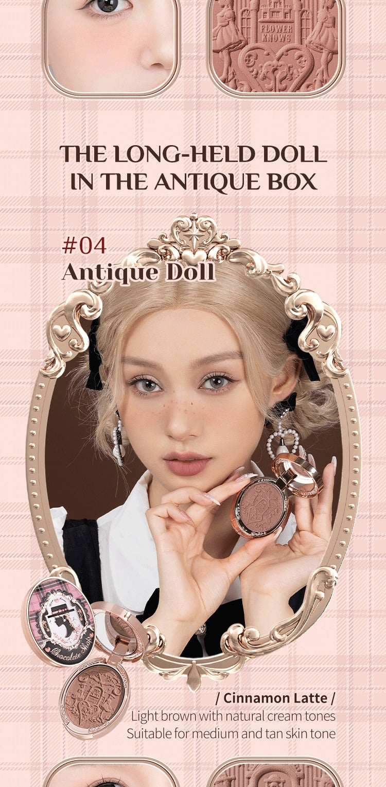Long-Lasting Embossed Matte Powder Blush - 13