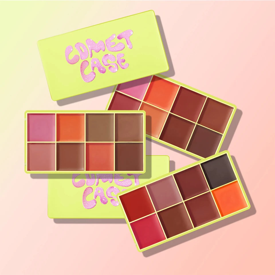 8-Color Cream Blush and Contour Palette - 17