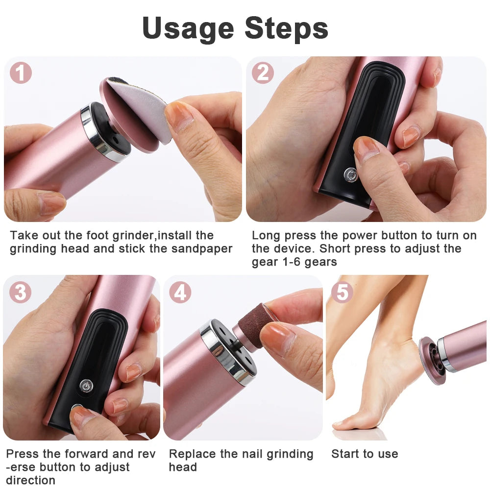 Electric Professional Pedicure Foot Callus Remover - 13
