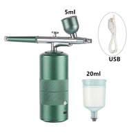 Portable Mini Airbrush Kit for Nail Art and Makeup