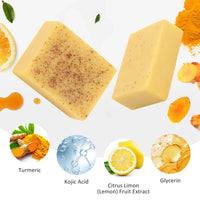Turmeric Kojic Acid Brightening Soap for Dark Spots