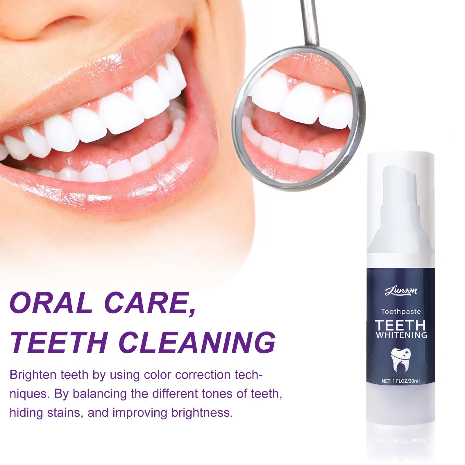 Color Correcting Teeth Whitening Foam - 2