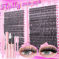DIY Cluster Lash Extension Kit for Natural Daily Volume