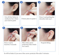 Invisible Instant Face Lifting Stickers for V-Shape Contouring